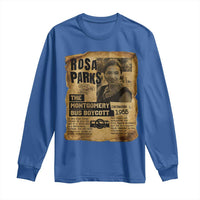 Vintage Rosa Parks Long Sleeve Shirt Groovy Black History Month