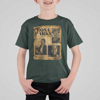 Vintage Rosa Parks T Shirt For Kid Women Empowerment Inspirational Quote