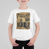 Vintage Rosa Parks T Shirt For Kid Women Empowerment Inspirational Quote