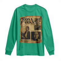 Vintage Rosa Parks Long Sleeve Shirt Women Empowerment Inspirational Quote