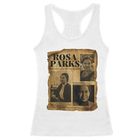 Vintage Rosa Parks Racerback Tank Top Women Empowerment Inspirational Quote