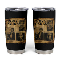 Vintage Rosa Parks Tumbler Cup Women Empowerment Inspirational Quote
