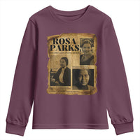 Vintage Rosa Parks Youth Sweatshirt Women Empowerment Inspirational Quote