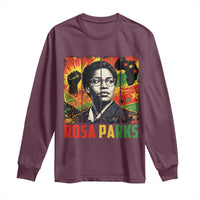 Rosa Parks Long Sleeve Shirt Strong Black Women Pride