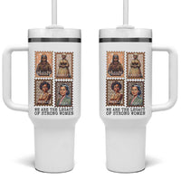 We Are The Legacy Of Strong Women Tumbler With Handle Black History Month Gift