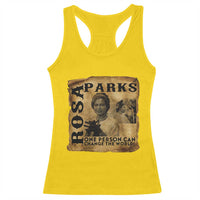 Rosa Parks Change The World Quote Racerback Tank Top Black Women Leader