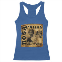 Rosa Parks Change The World Quote Racerback Tank Top Black Women Leader