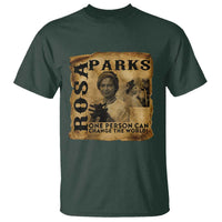 Rosa Parks Change The World Quote T Shirt Black Women Leader