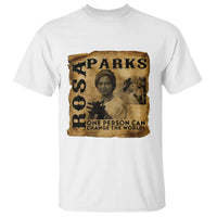 Rosa Parks Change The World Quote T Shirt Black Women Leader