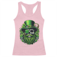Irish Leprechaun Skull Racerback Tank Top St Patricks Day Party Gift