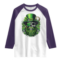 Irish Leprechaun Skull Raglan Shirt St Patricks Day Party Gift