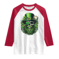 Irish Leprechaun Skull Raglan Shirt St Patricks Day Party Gift