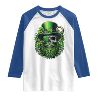 Irish Leprechaun Skull Raglan Shirt St Patricks Day Party Gift