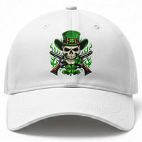 Irish Cowboy Skeleton Baseball Cap St Patricks Day Party Gift