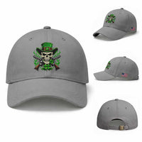 Irish Cowboy Skeleton Baseball Cap St Patricks Day Party Gift