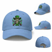 Irish Cowboy Skeleton Baseball Cap St Patricks Day Party Gift
