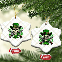 Irish Cowboy Skeleton Ceramic Ornament St Patricks Day Party Gift