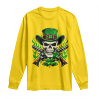 Irish Cowboy Skeleton Long Sleeve Shirt St Patricks Day Party Gift