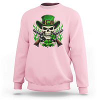 Irish Cowboy Skeleton Sweatshirt St Patricks Day Party Gift