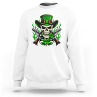 Irish Cowboy Skeleton Sweatshirt St Patricks Day Party Gift