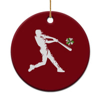 St Patricks Day Baseball Batter Ceramic Ornament Irish Sports Gift