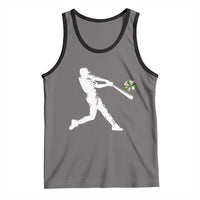 St Patricks Day Baseball Batter Tank Top Irish Sports Gift