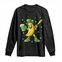 Funny Banana Baseball Player Gift Long Sleeve Shirt St Patricks Day