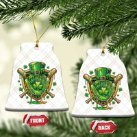 Slimy Shamrock Baseball Glove Ceramic Ornament St Patricks Day Gift