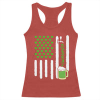 St Patricks Day Irish American Pride Gift Racerback Tank Top