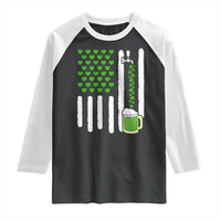 St Patricks Day Irish American Pride Gift Raglan Shirt