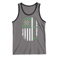 Irish American Darts Shamrock Flag Gift Tank Top