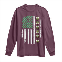 Vintage Shamrock Lucky Darts Long Sleeve Shirt St Patricks Day Gift