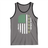 Vintage Shamrock Lucky Darts Tank Top St Patricks Day Gift
