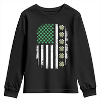 Vintage Shamrock Lucky Darts Youth Sweatshirt St Patricks Day Gift