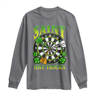 Funny Darts St Patricks Day Gift Long Sleeve Shirt Saint Hat Tricks