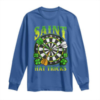 Funny Darts St Patricks Day Gift Long Sleeve Shirt Saint Hat Tricks