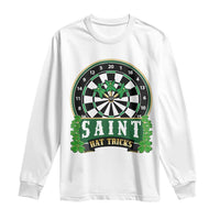 Saint Hat Tricks Long Sleeve Shirt St Patricks Day Dart Thrower Gift