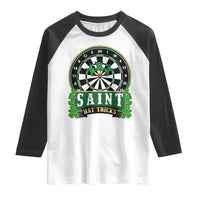 Saint Hat Tricks Raglan Shirt St Patricks Day Dart Thrower Gift