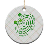 Dirty Humor Dartist St Patricks Day Gift Ceramic Ornament Just The Tip