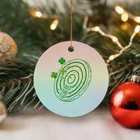 Dirty Humor Dartist St Patricks Day Gift Ceramic Ornament Just The Tip