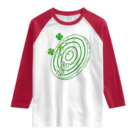 Dirty Humor Dartist St Patricks Day Gift Raglan Shirt Just The Tip