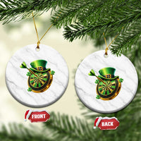 St Patricks Day Irish Darts Board Celebration Gift Ceramic Ornament