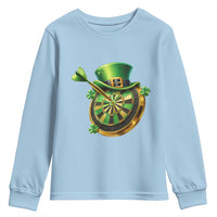 St Patricks Day Irish Darts Board Celebration Gift Youth Sweatshirt