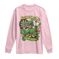 Shamrock On Me Youre Missing Long Sleeve Shirt St Patricks Day Darts Player Gift
