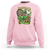 Shamrock On Me Youre Missing Sweatshirt St Patricks Day Darts Player Gift
