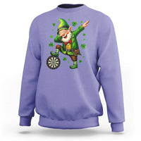 St Patricks Day Cheerful Gnome Dabbing Sweatshirt Darts Lover Gift