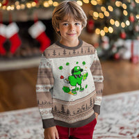 St Patricks Day Shamrock Darts And Beer Lover Gift Ugly Christmas Sweater
