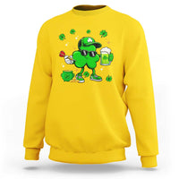 St Patricks Day Shamrock Darts And Beer Lover Gift Sweatshirt
