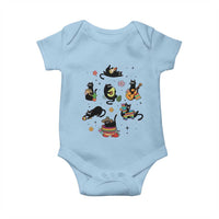 Funny Black Cat Lover Cinco De Mayo Baby Onesie Mexican Fiesta Gift