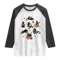 Funny Black Cat Lover Cinco De Mayo Raglan Shirt Mexican Fiesta Gift